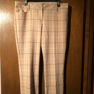 Express Plaid Trousers- perfect for fall!